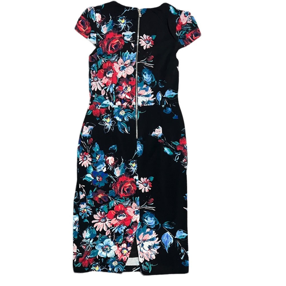 Betsy Johnson Floral Midi Dress Size 2